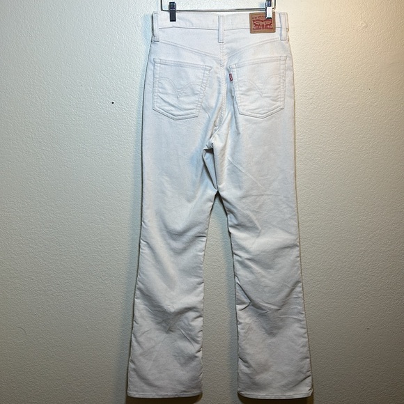 Levi's Corduroy Ribcage Boot Cut Egret Fall Winter Jeans - Picture 3 of 4